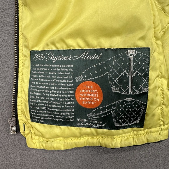 Eddie Bauer 1936 Skyliner Model Womens XS EB550 Goose Down Quilted Puffer Jacket - Picture 10 of 16